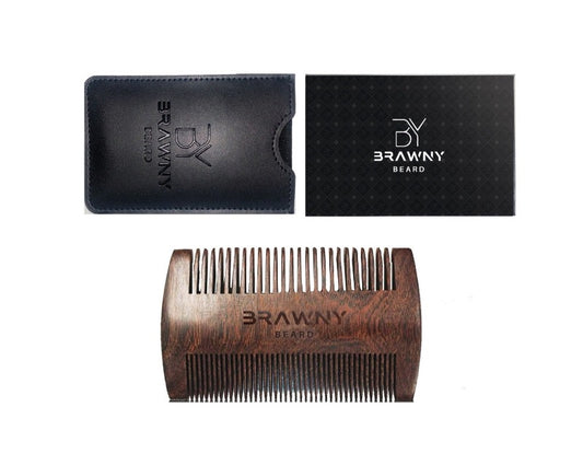 Sandalwood Beard Pocket Comb